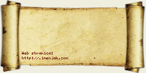 Janko Šesto vizit kartica